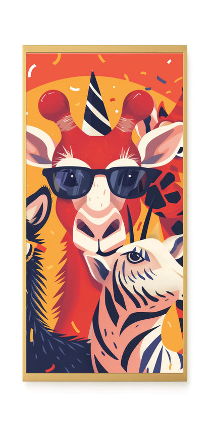 Animal Party Canvas Print