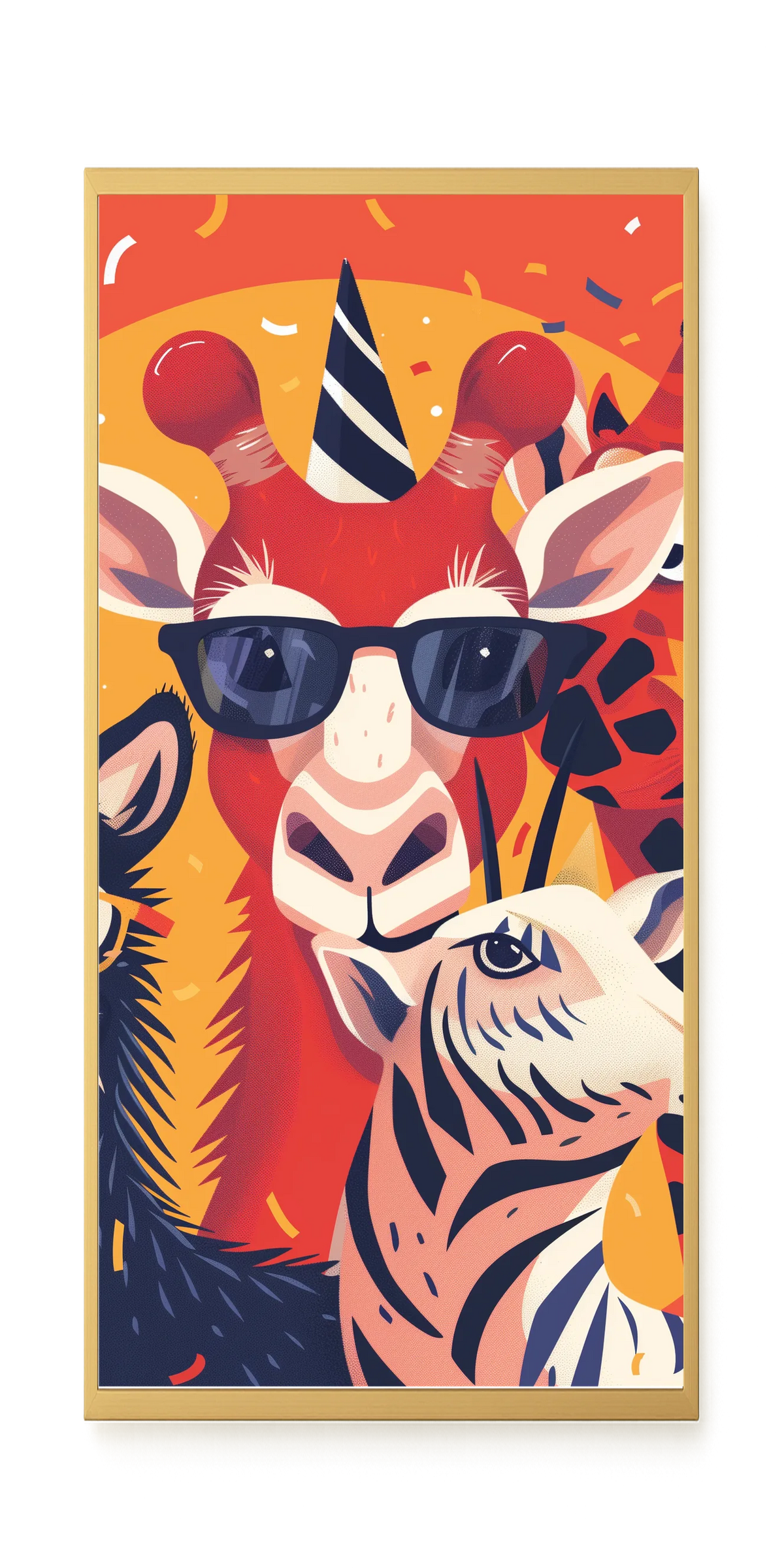 Animal Party Canvas Print