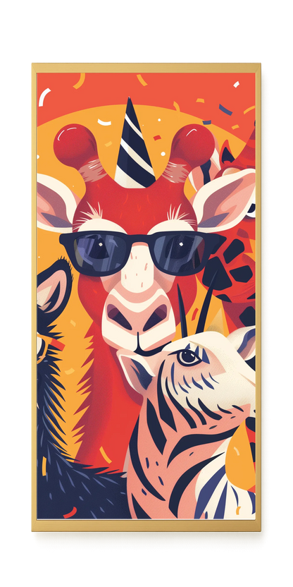 Animal Party Canvas Print