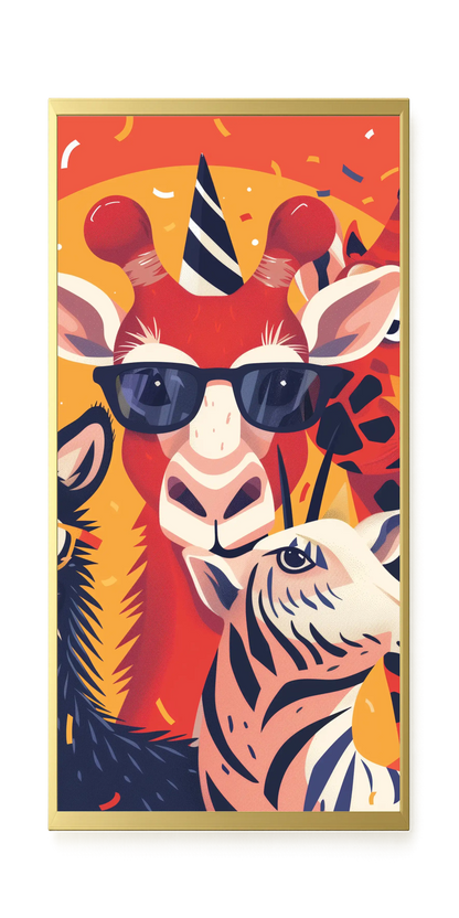 Animal Party Canvas Print