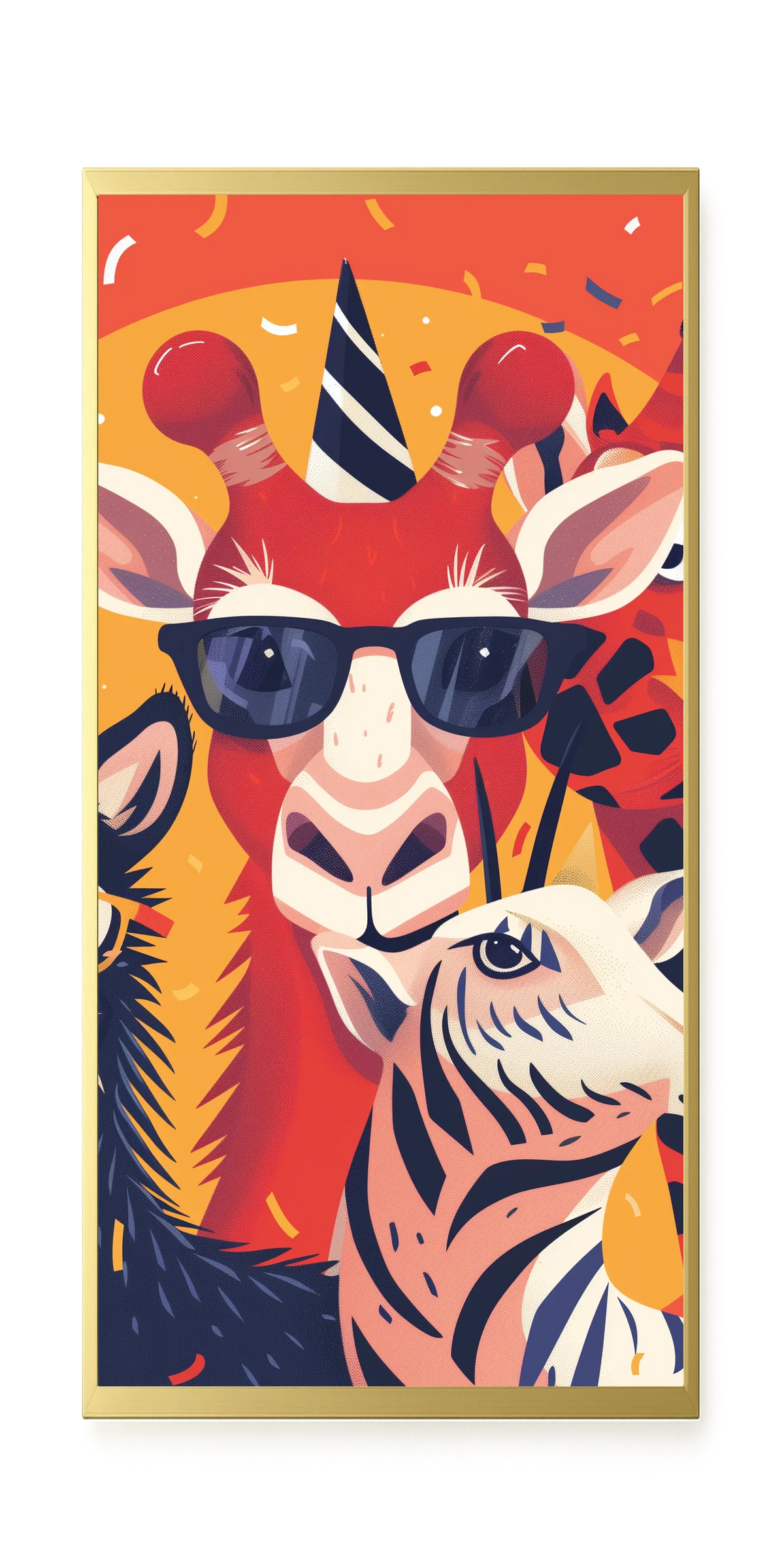 Animal Party Canvas Print