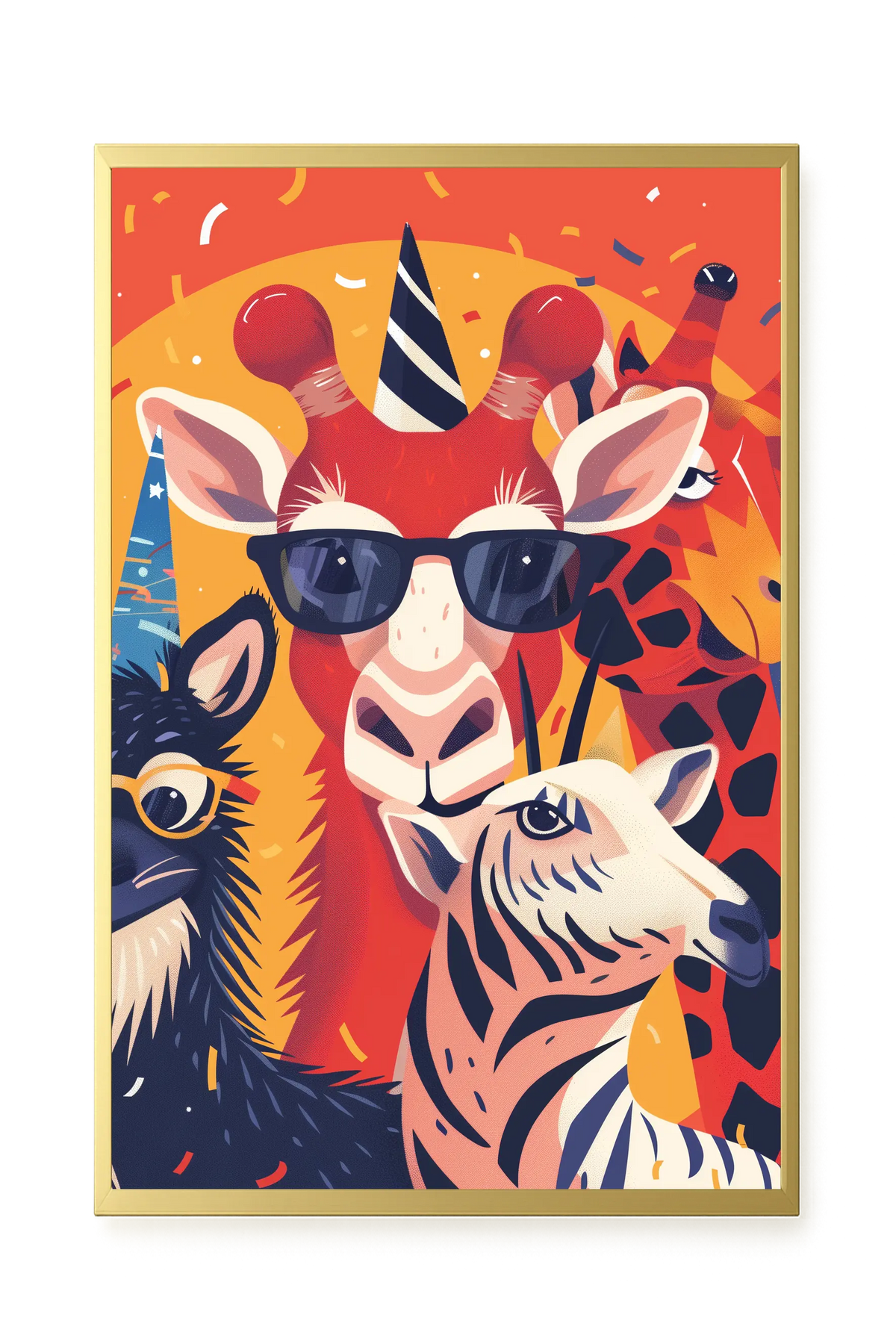 Animal Party Canvas Print