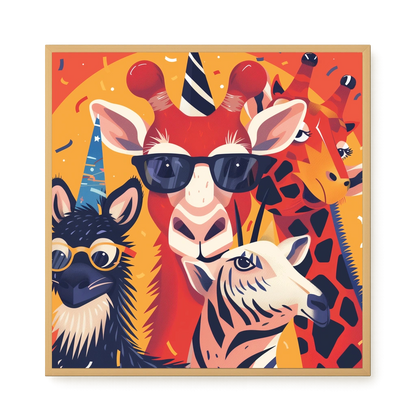 Animal Party Canvas Print
