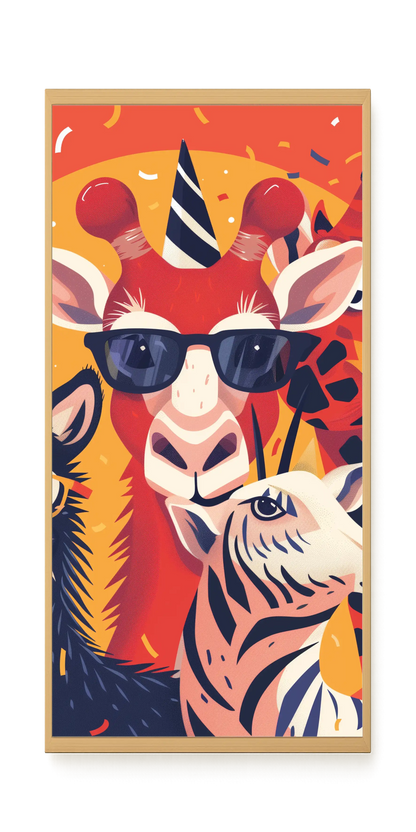 Animal Party Canvas Print