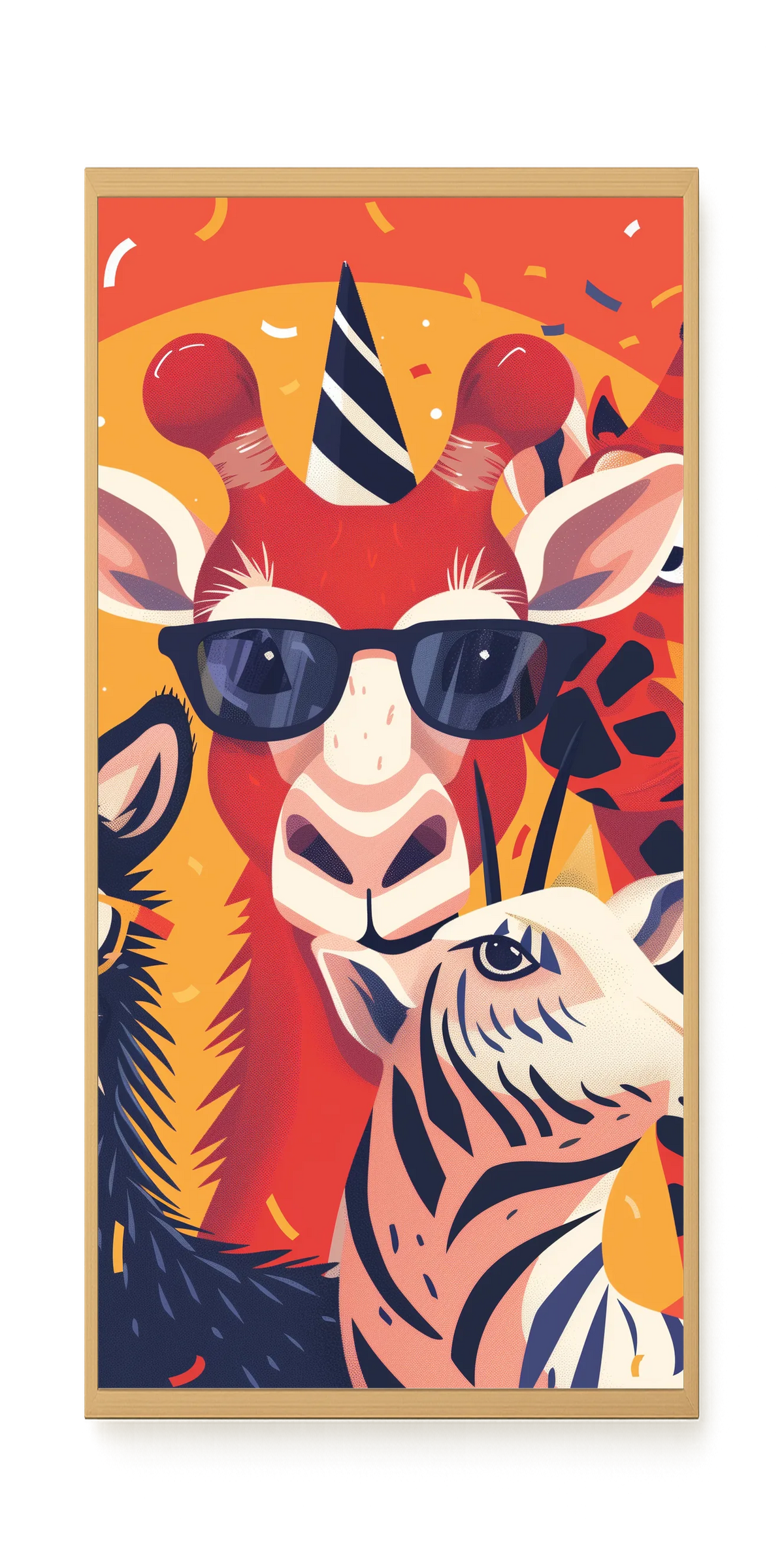 Animal Party Canvas Print