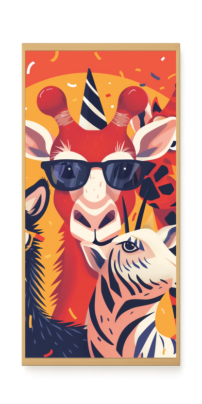 Animal Party Canvas Print