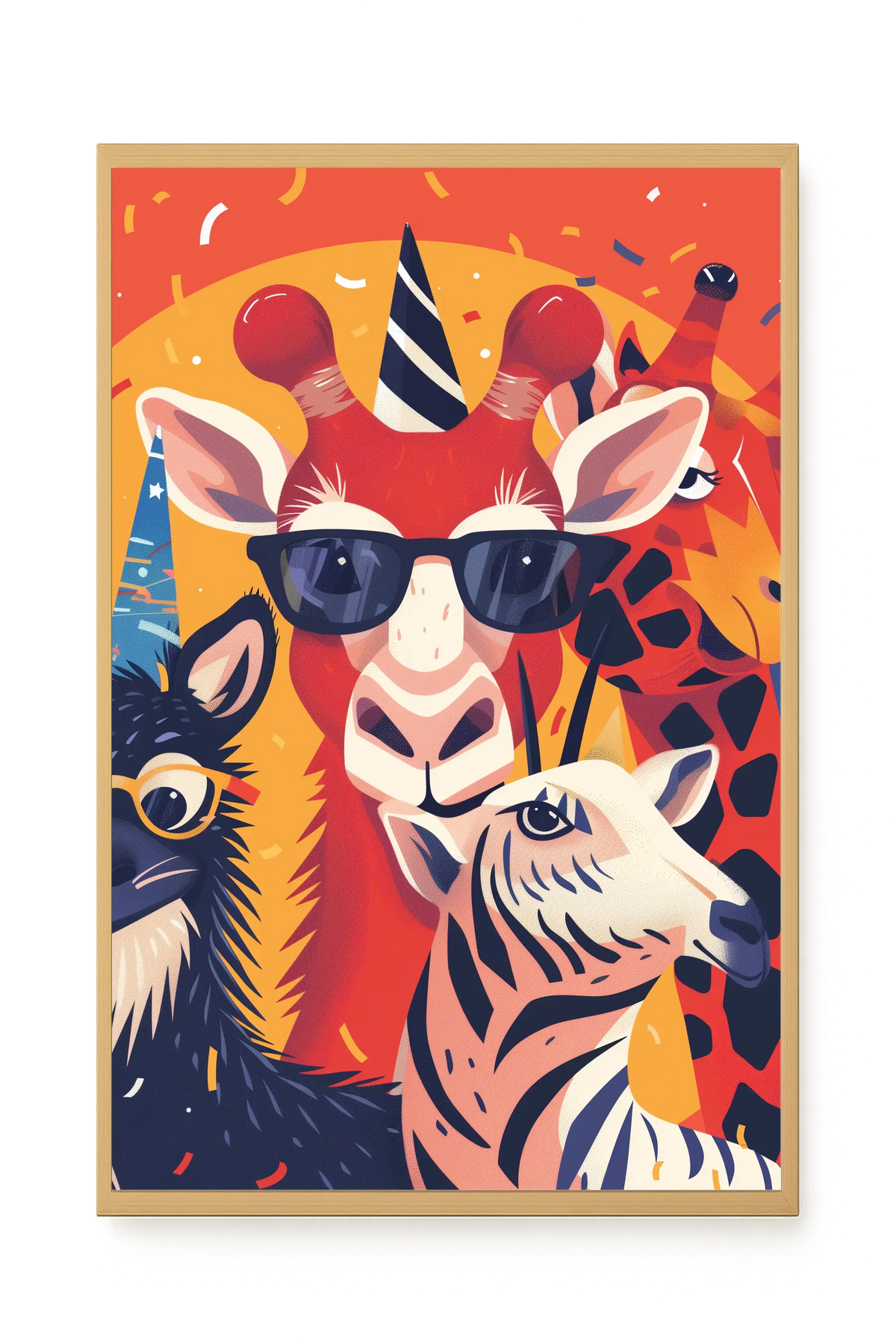Animal Party Canvas Print
