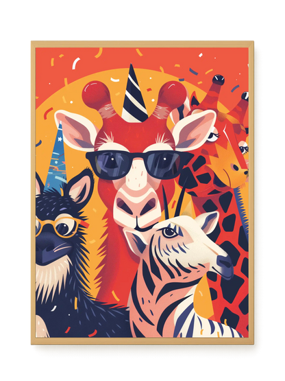 Animal Party Canvas Print