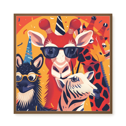 Animal Party Canvas Print
