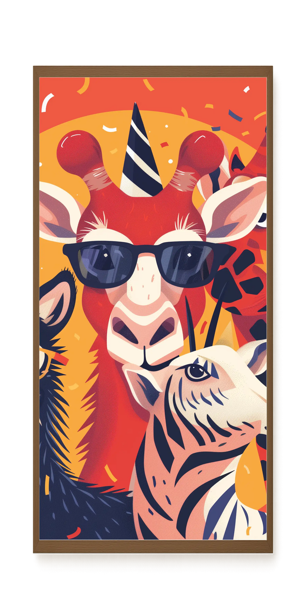 Animal Party Canvas Print