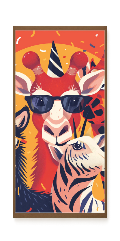 Animal Party Canvas Print