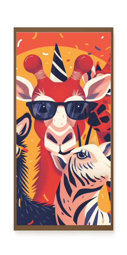 Animal Party Canvas Print