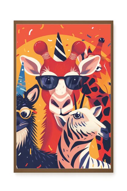 Animal Party Canvas Print