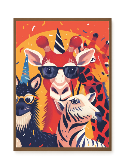 Animal Party Canvas Print