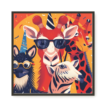 Animal Party Canvas Print