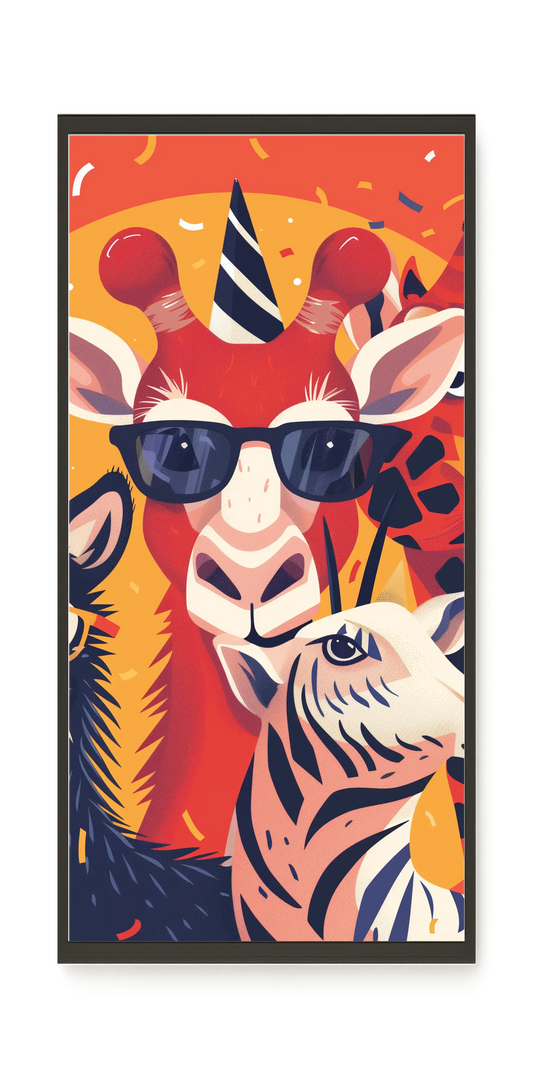 Animal Party Canvas Print