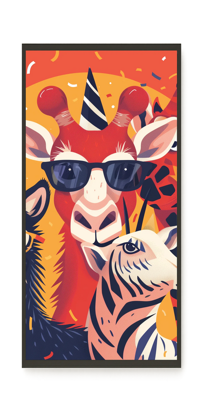 Animal Party Canvas Print