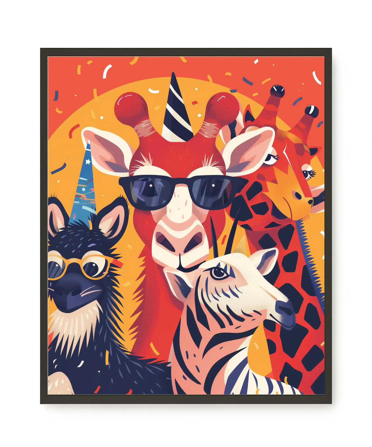 Animal Party Canvas Print