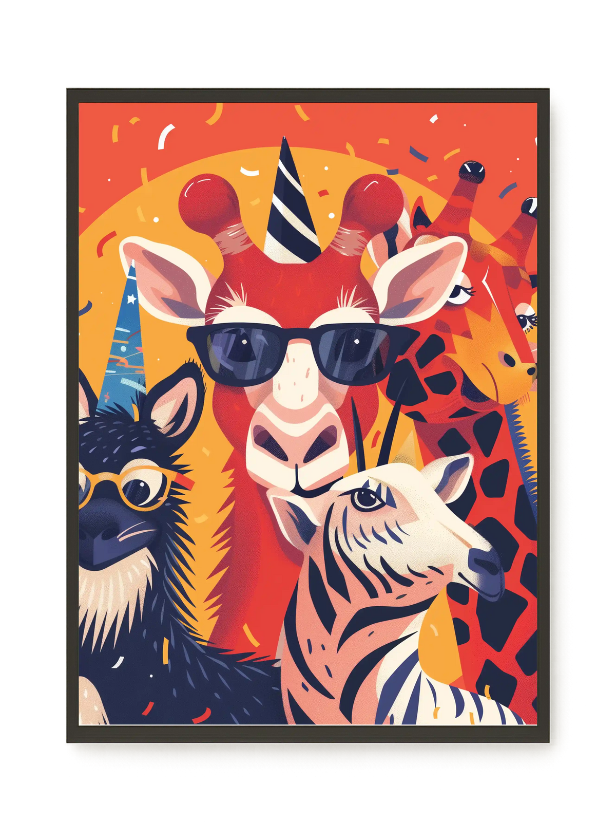 Animal Party Canvas Print