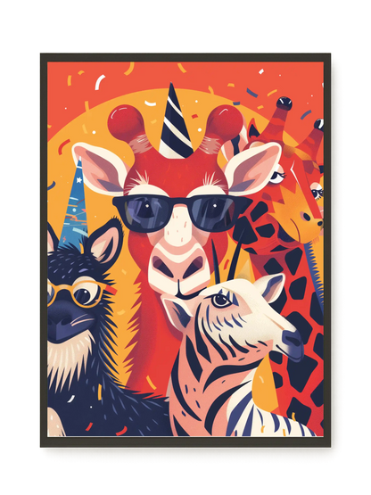 Animal Party Canvas Print