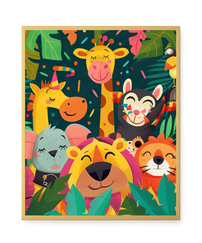Jungle Fun Canvas Print