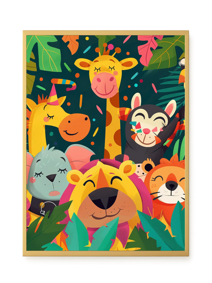 Jungle Fun Canvas Print