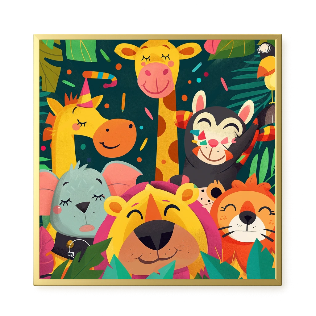Jungle Fun Canvas Print