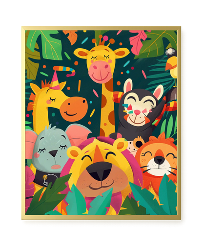 Jungle Fun Canvas Print