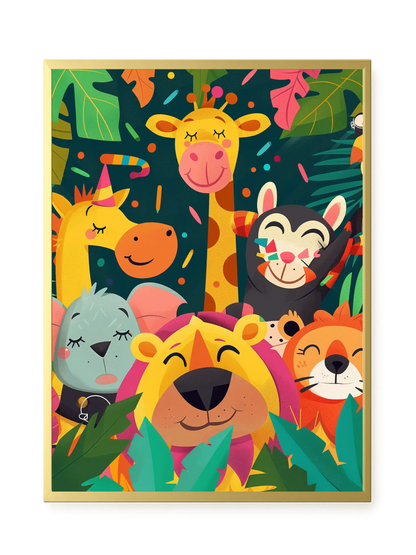 Jungle Fun Canvas Print
