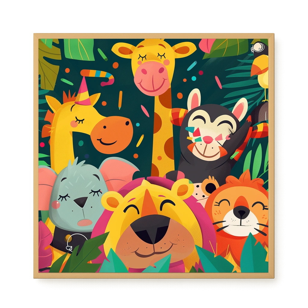 Jungle Fun Canvas Print