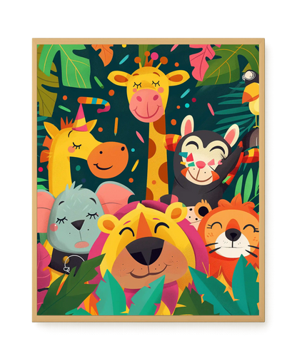 Jungle Fun Canvas Print