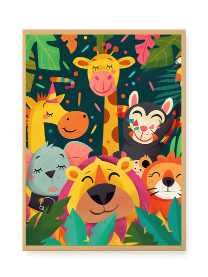 Jungle Fun Canvas Print