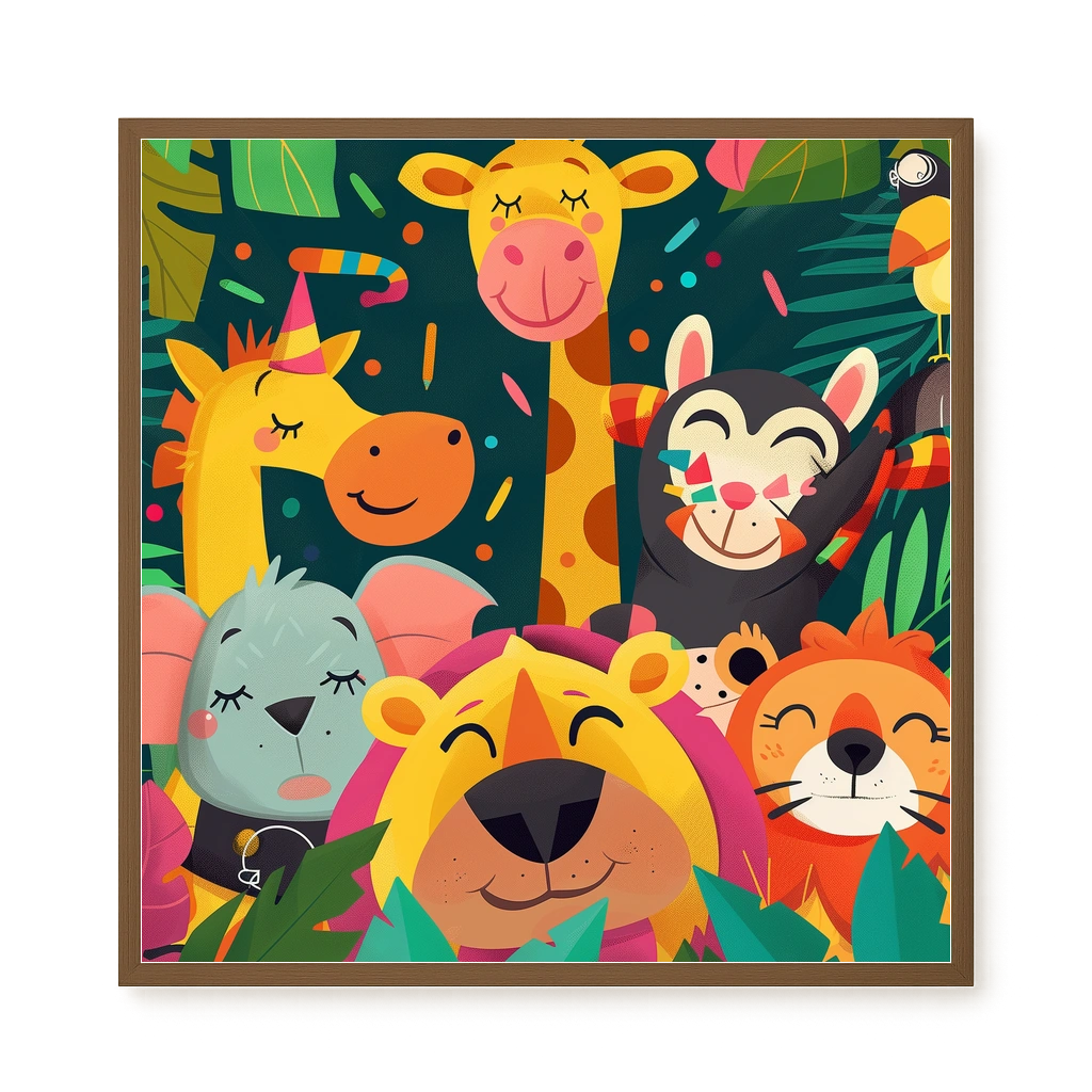 Jungle Fun Canvas Print