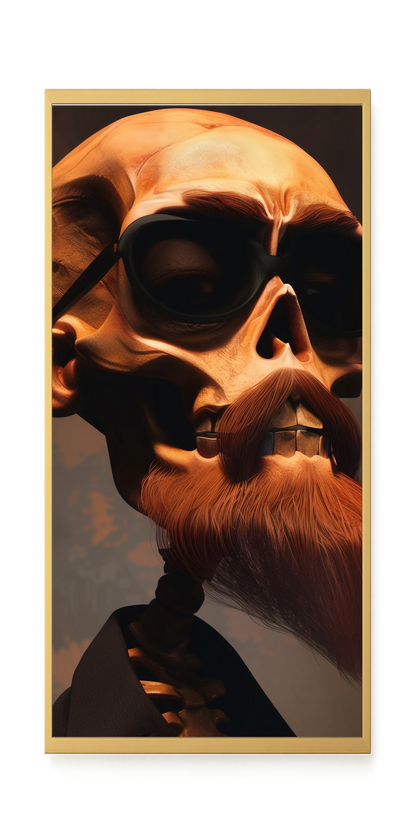 Realistic Skull Canvas Wall Art