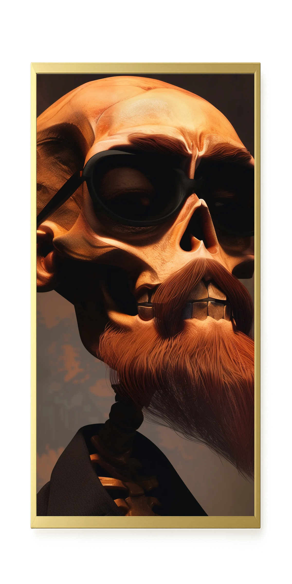 Realistic Skull Canvas Wall Art