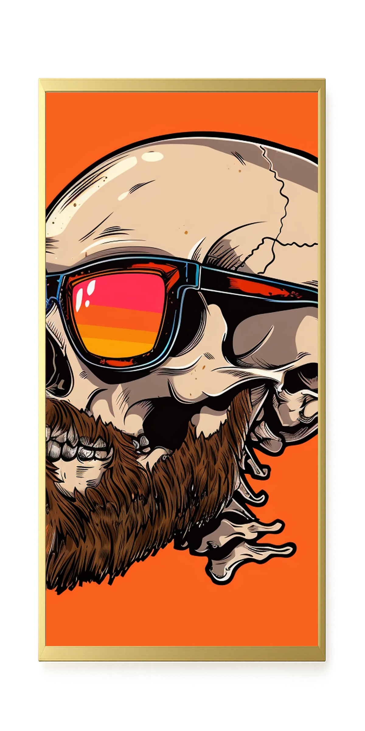 Sunglasses Skull Canvas Print