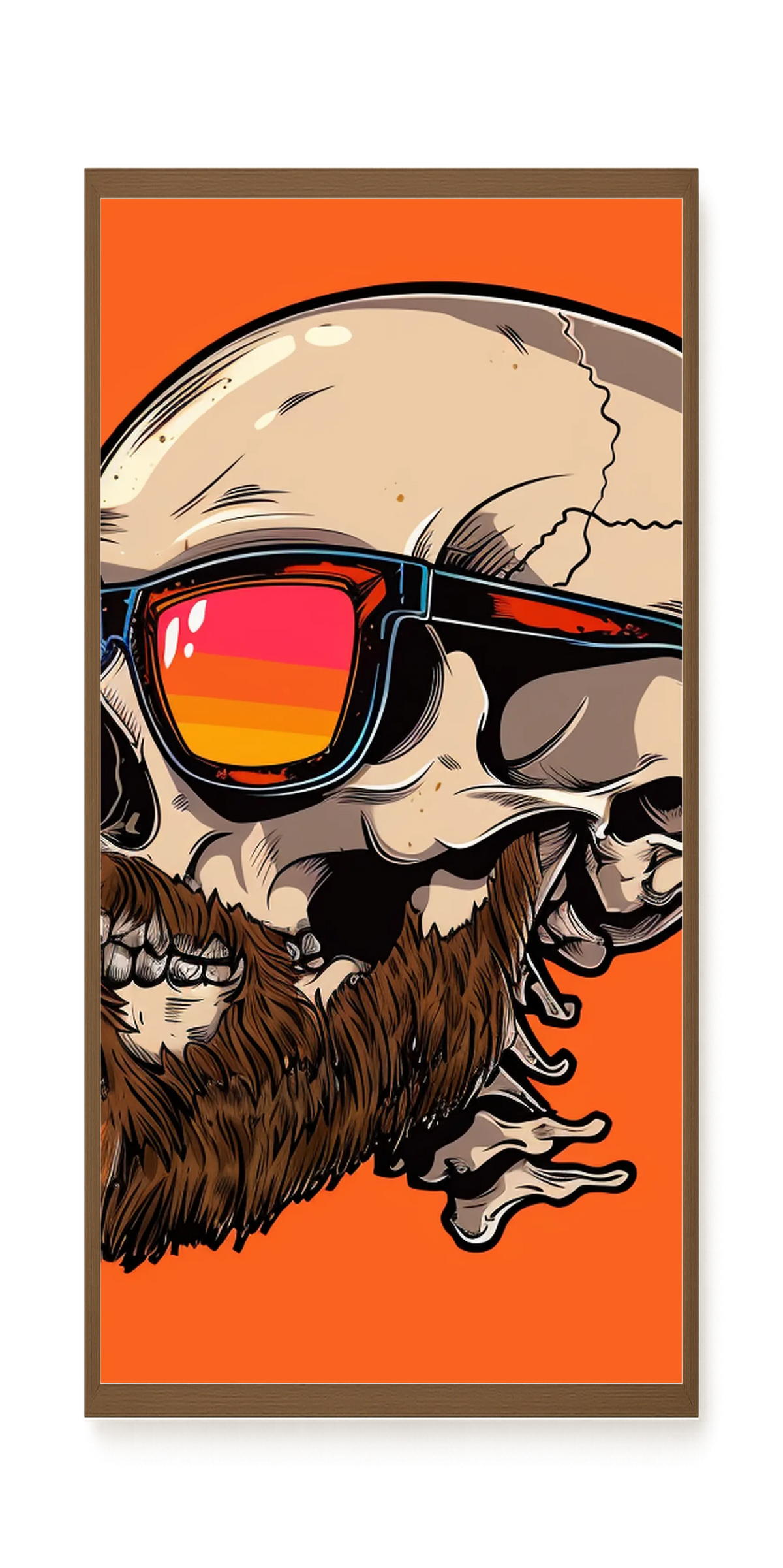 Sunglasses Skull Canvas Print