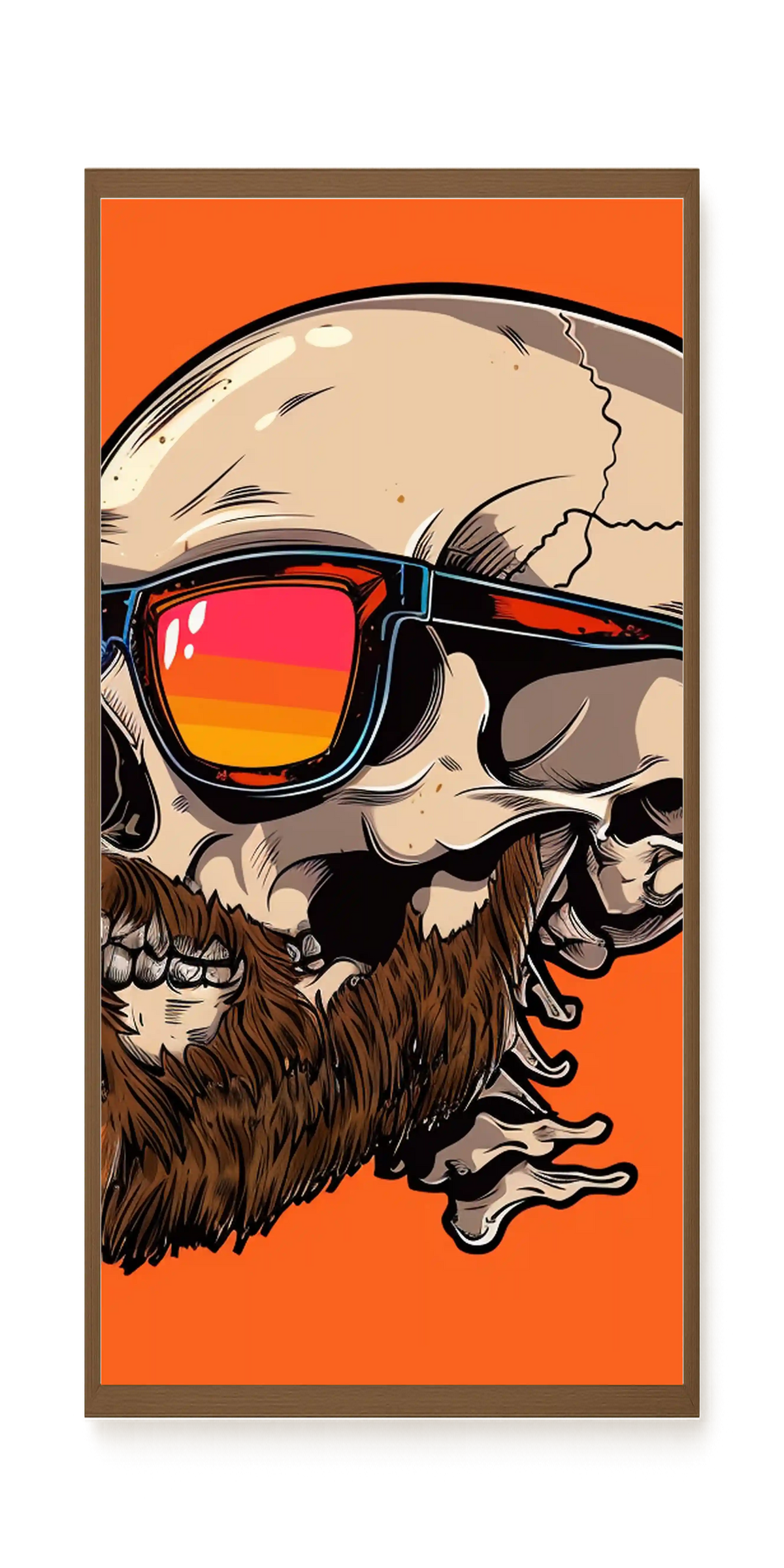 Sunglasses Skull Canvas Print