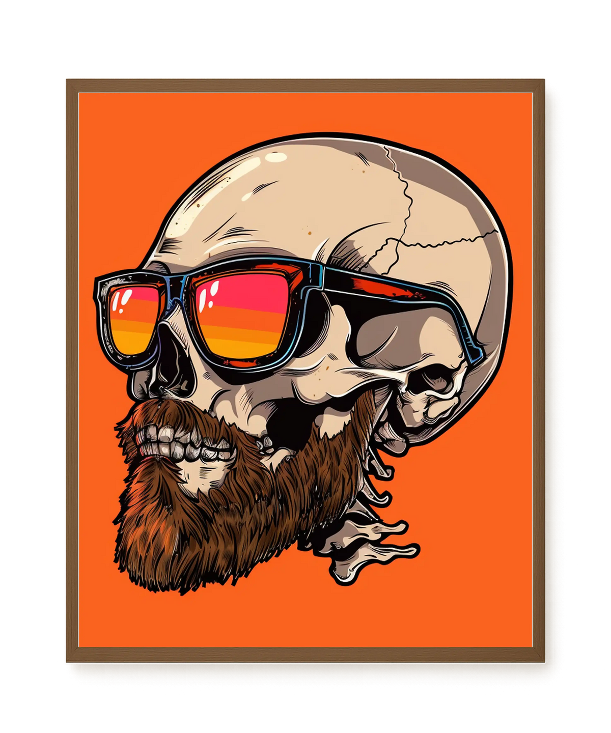 Sunglasses Skull Canvas Print