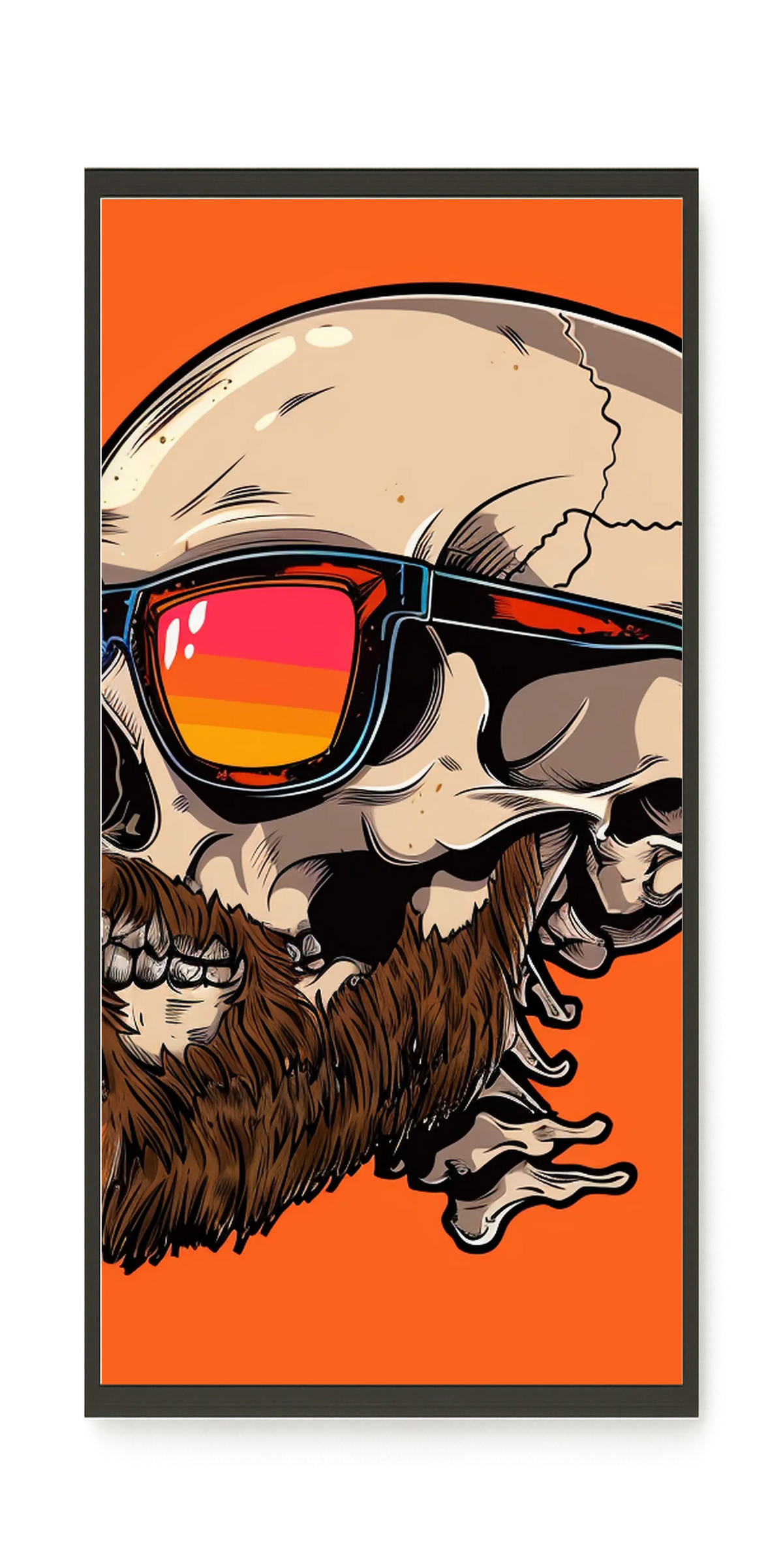 Sunglasses Skull Canvas Print