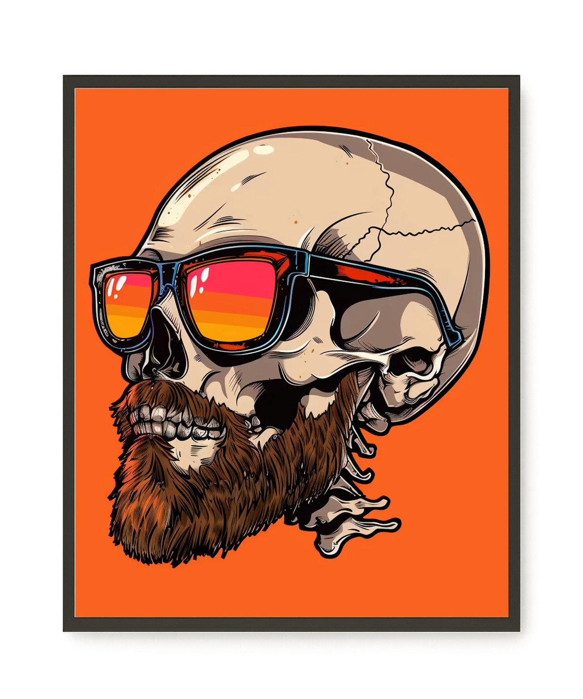 Sunglasses Skull Canvas Print