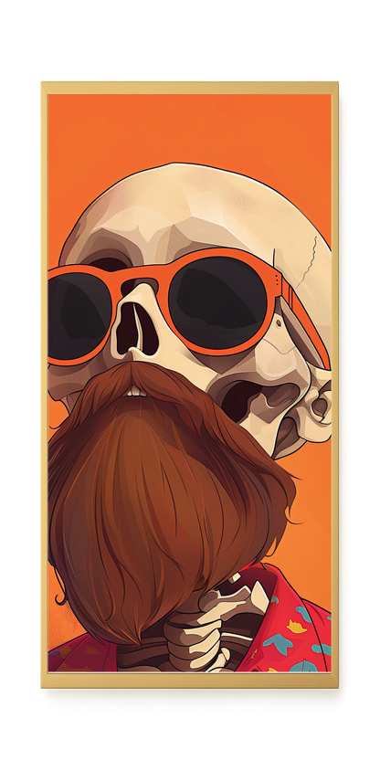 Artistic Skull Canvas Wall Art