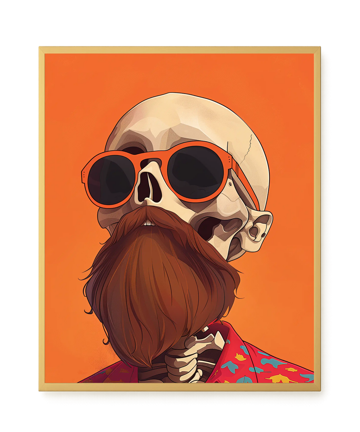 Artistic Skull Canvas Wall Art