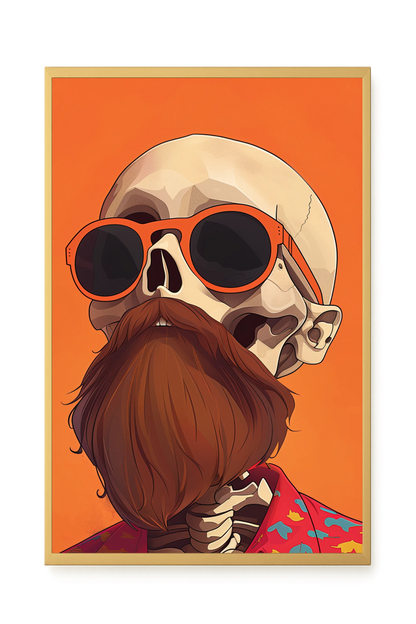 Artistic Skull Canvas Wall Art
