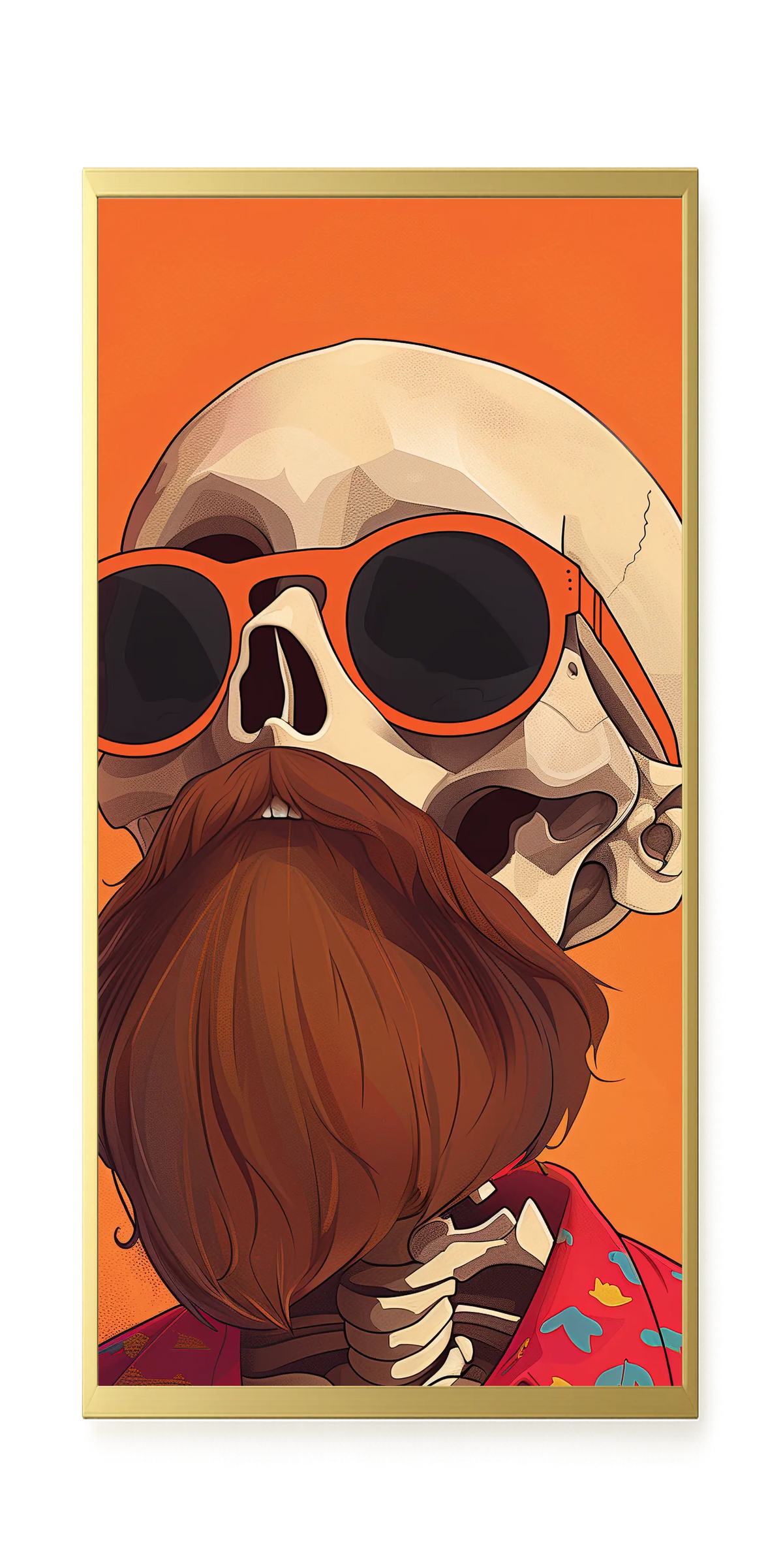 Artistic Skull Canvas Wall Art