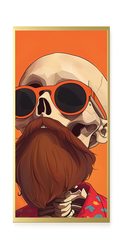 Artistic Skull Canvas Wall Art