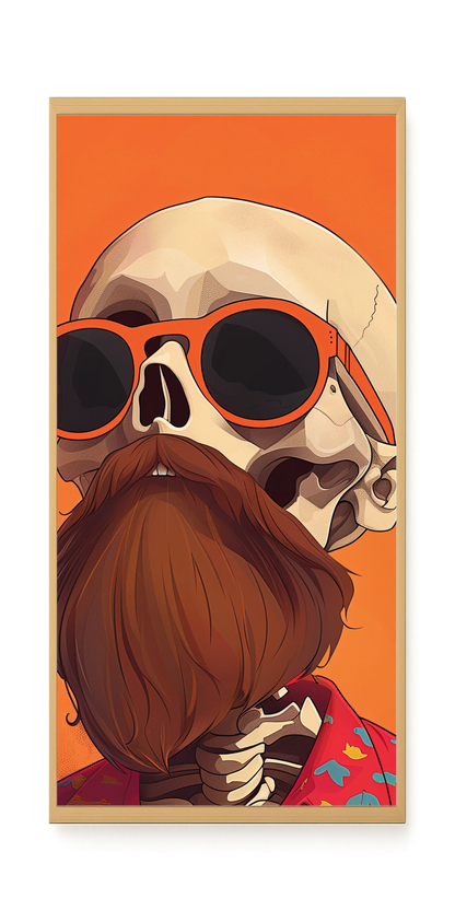 Artistic Skull Canvas Wall Art