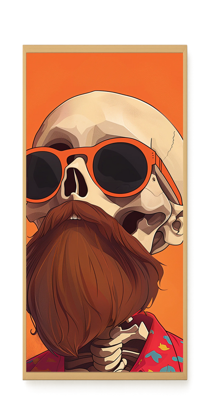 Artistic Skull Canvas Wall Art