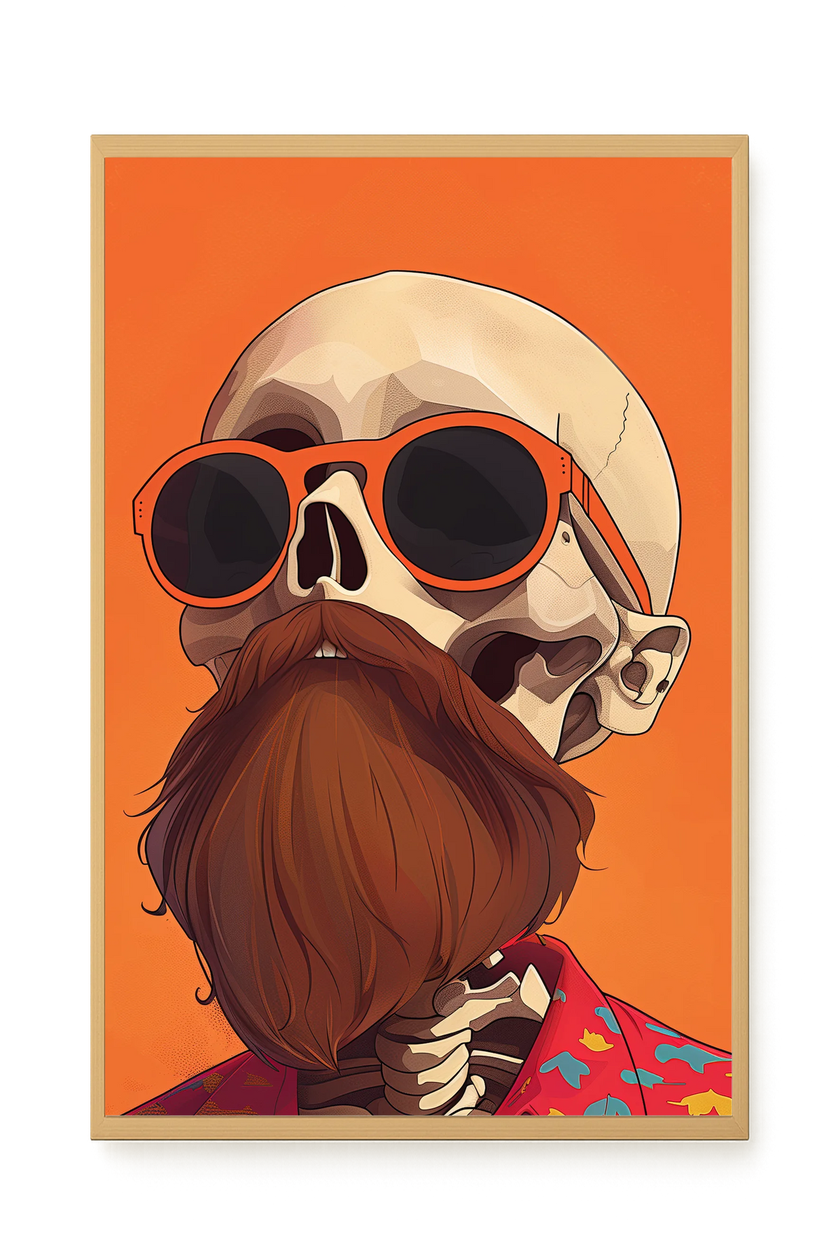 Artistic Skull Canvas Wall Art