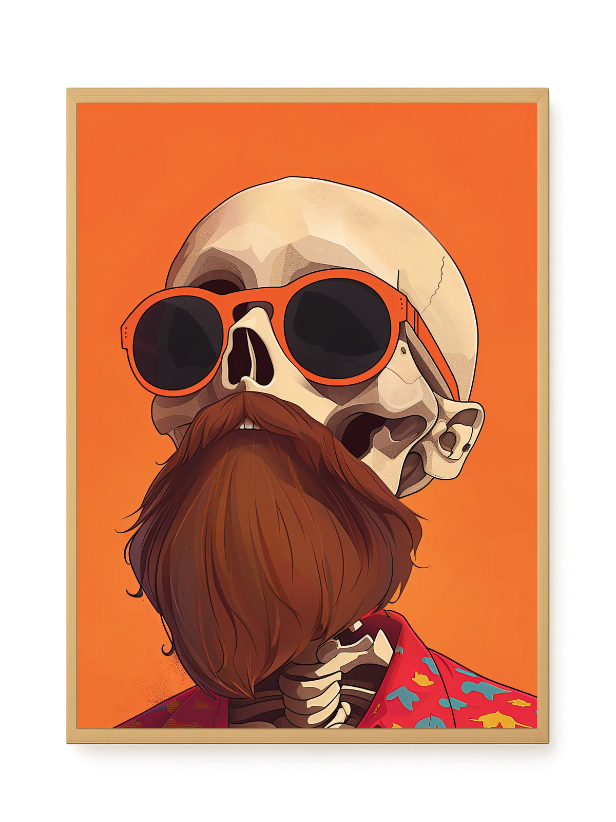 Artistic Skull Canvas Wall Art